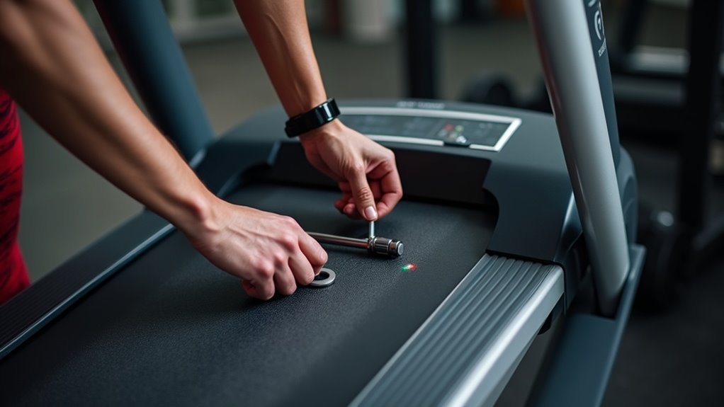 align treadmill belt correctly