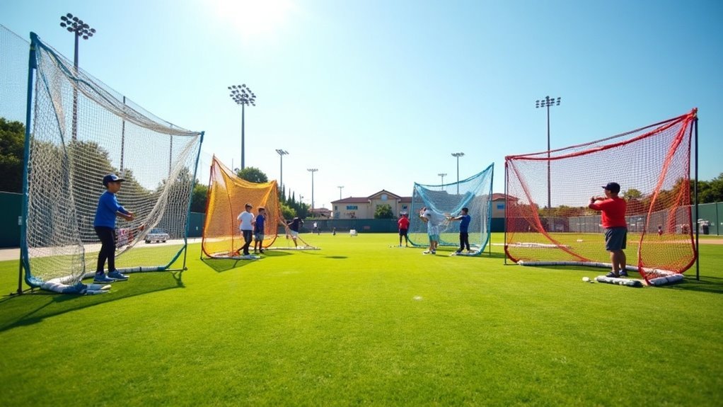 baseball nets for skill enhancement