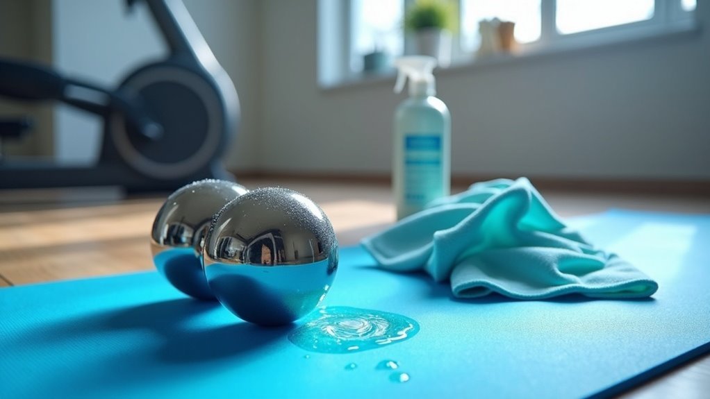 clean your gym equipment