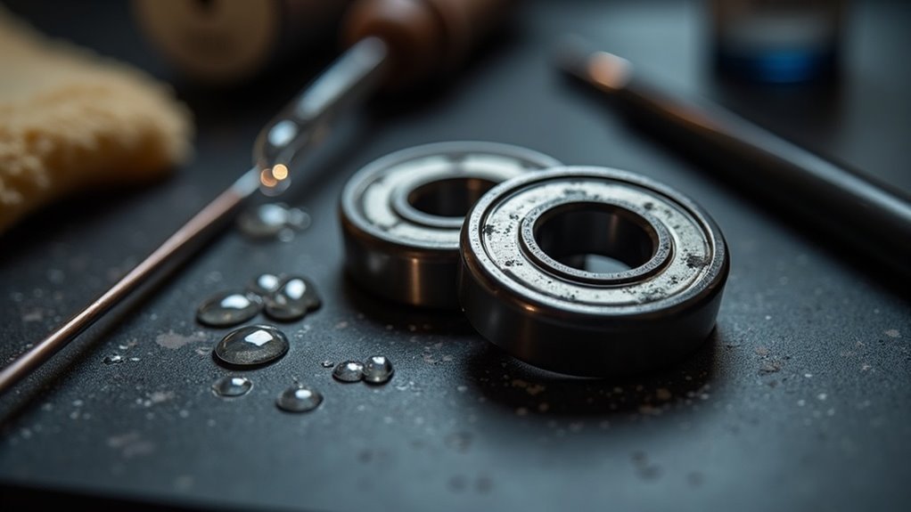 cleaning barbell bearings effectively