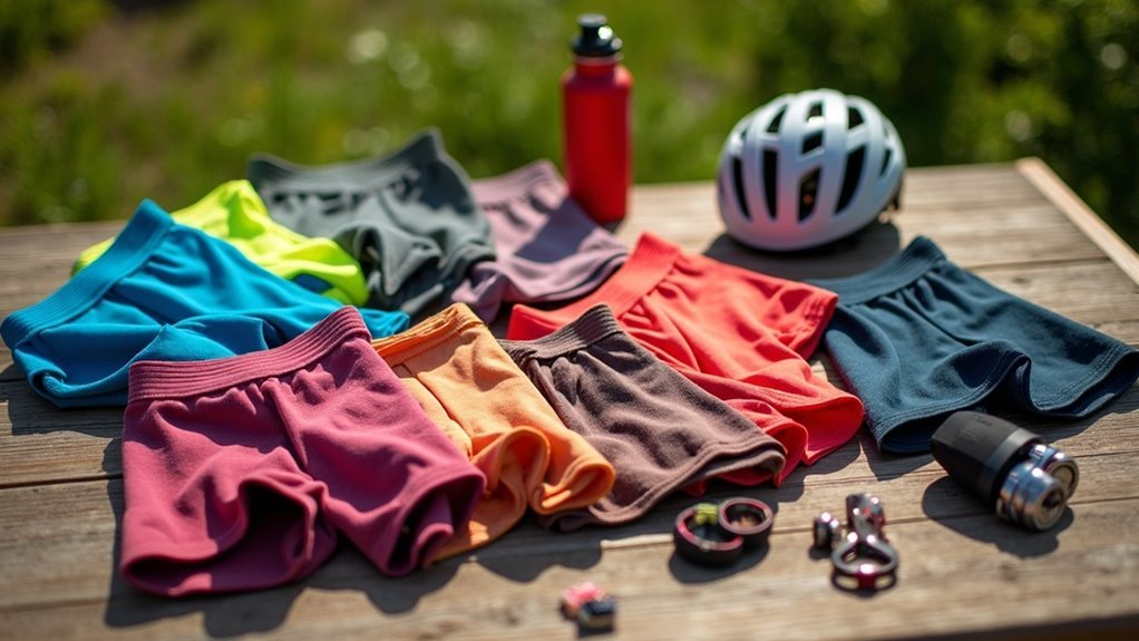 comfortable padded bike shorts