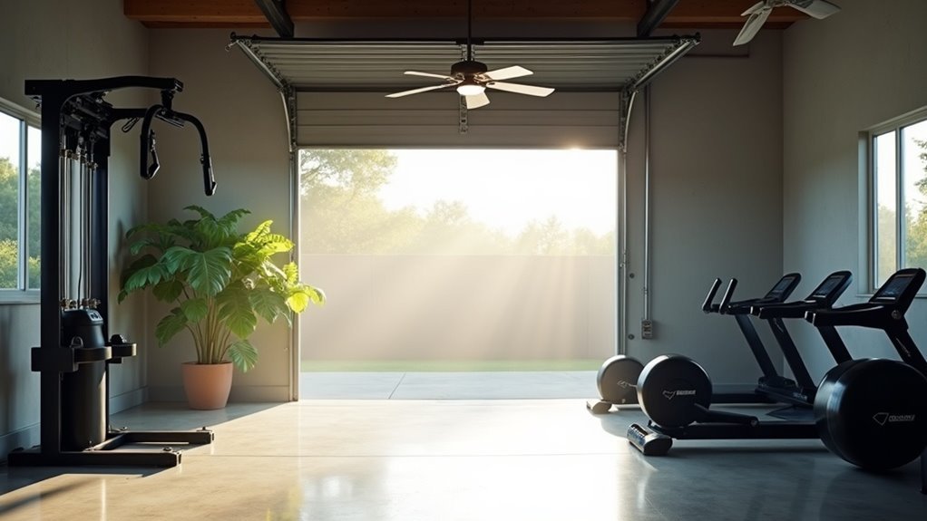cool your garage gym