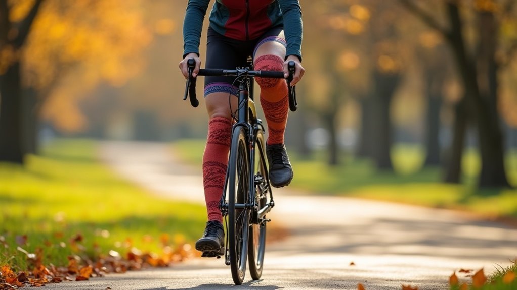 cozy stylish cycling leg warmers