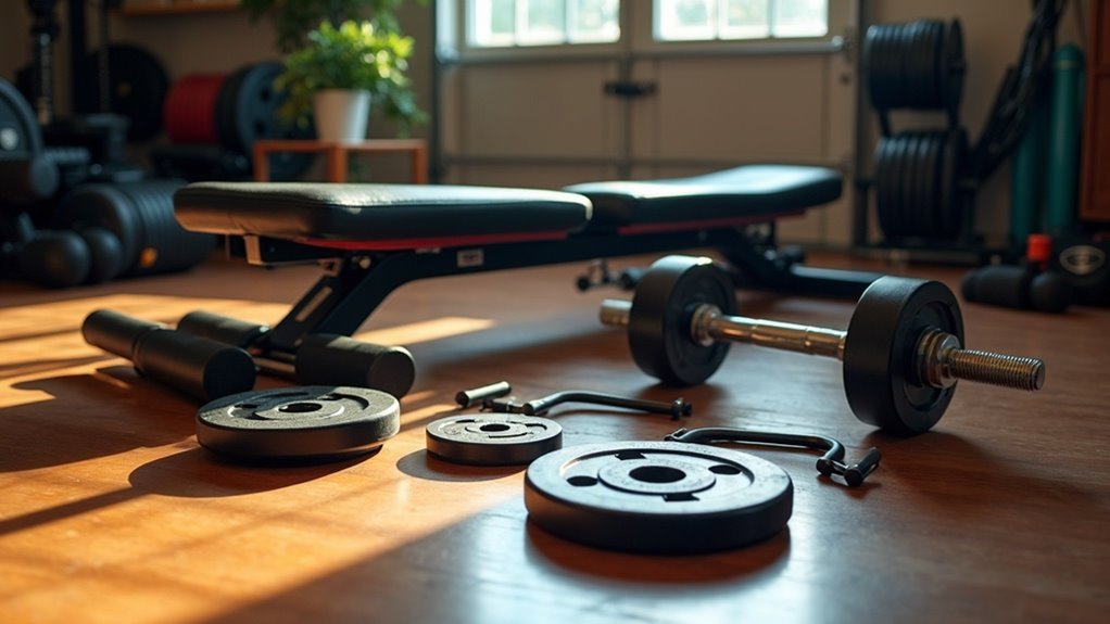 disassembling home gym equipment