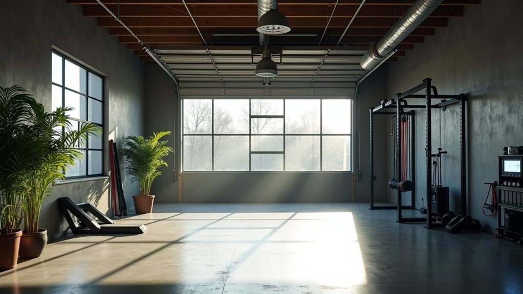 garage gym ventilation planning