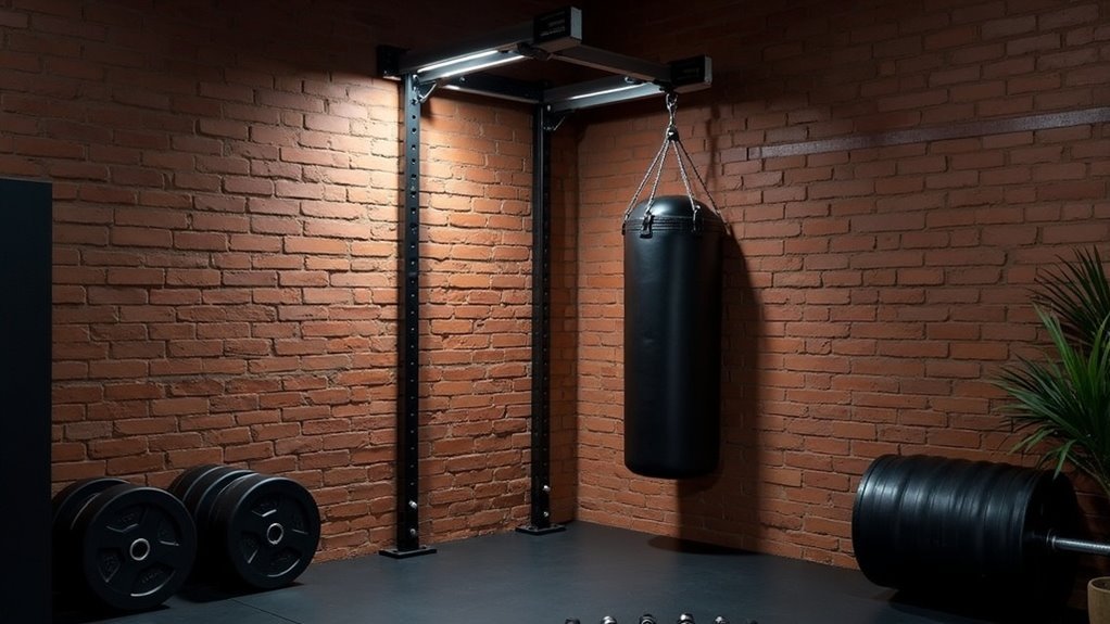 heavy bag wall mounts