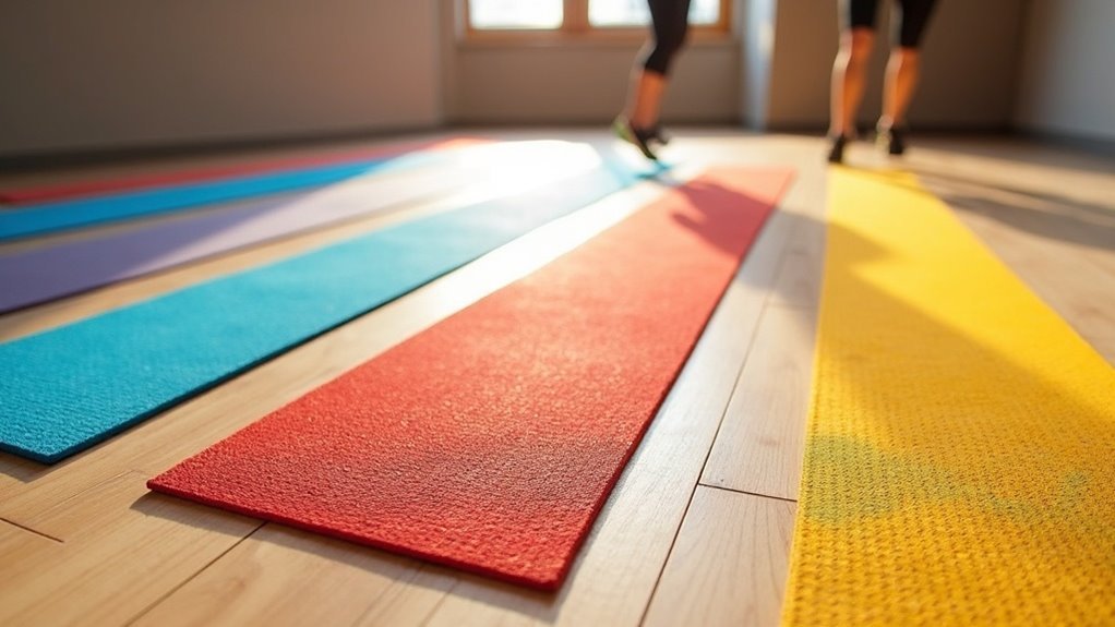 skipping rope workout mats