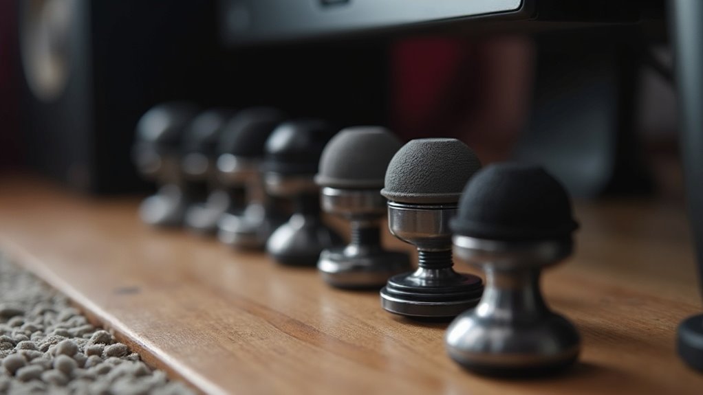 stable equipment leveling feet