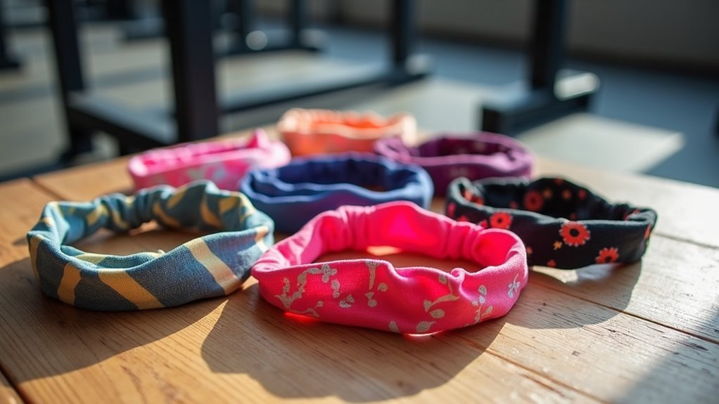 stylish sweat resistant headbands