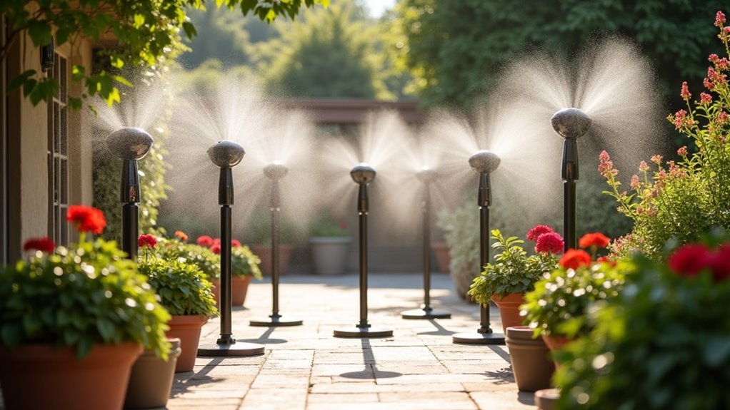 summer cooling mist fans