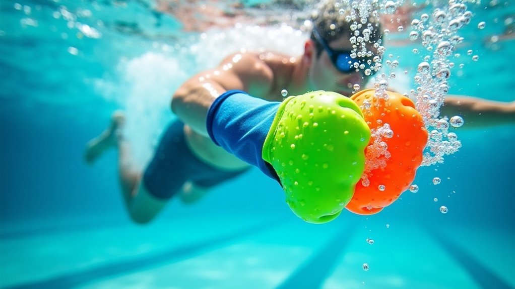 swimming resistance gloves selection