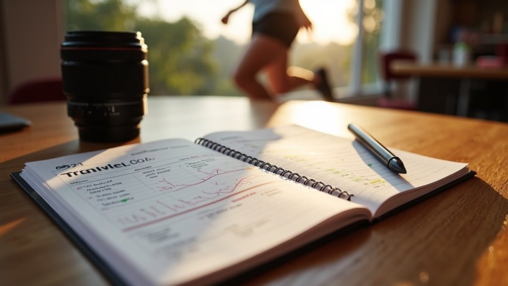 training logs show plateaus